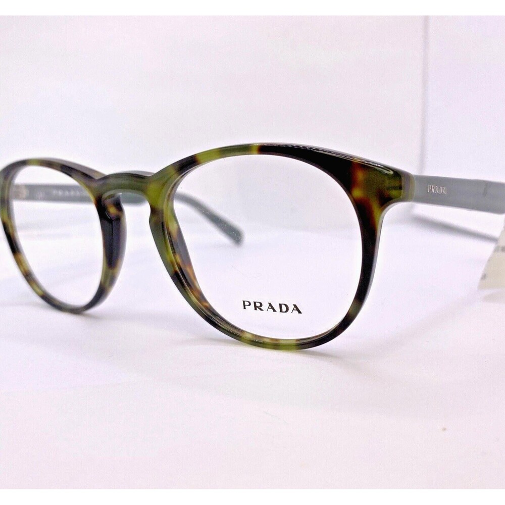 Prada Eyeglasses Authentic Frame VPR 19S LAB-1O1 48 [] 20 140 MM Grey Tortoise